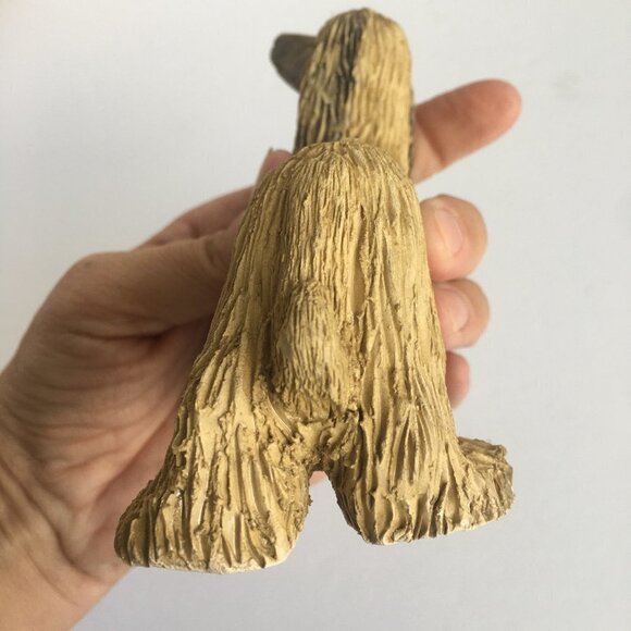 Vintage Dog Figurine Statue - Afghan Hound, Marked "J.R." - Picture 5 of 8